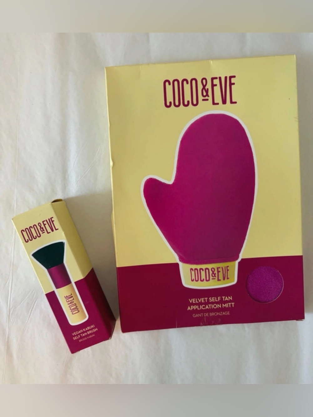 Velvet Self Tan Application Mitt in Pink